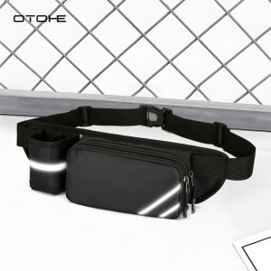 OTOHE Outdoor Waist Bag Sports Kettle Bag Men Women Running Bum Bag with Water Bottle Holder Portable Gym Bag for Running Cycling Hiking Walking(Only bag No kettle)