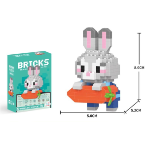 DIY Bricks Nano Block 3D Mainan Balok Mini Susun Puzzle Kartun HM057
