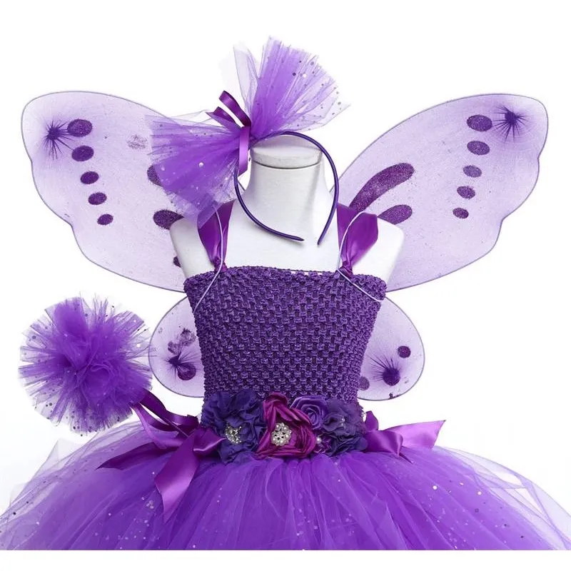 sachin and babi light blue dress 4Pcs Girls Fairy Costume Set Rainbow Butterfly Wings Three Layers Tulle  Tutu Skirt Buy cheaply on Joom