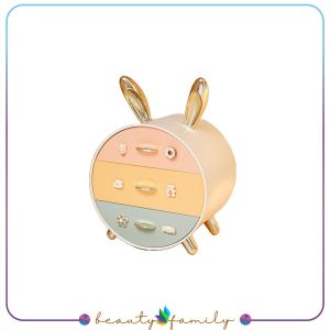 BF-K179 Rak Susun Kelinci Rak Kosmetik Serbaguna Cute Stuff Organizer / Rak Laci Mini Colorfull