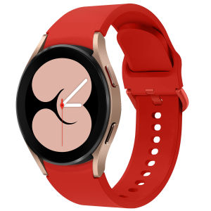 For Samsung Galaxy Watch 7/FE/6/5/4 Strap 44mm 40mm Galaxy Watch 6 Classic 47mm 43mm/5 Pro 45mm/4 Classic 42mm 46mm Women Men No Gap Silicone Band Sport Strap