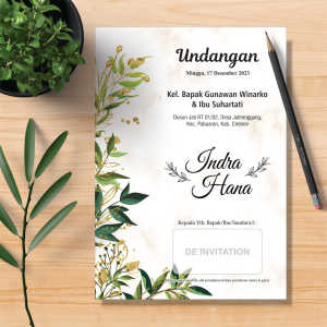 100 Pcs Undangan Orang Tua - Nikah - Pernikahan - Ngunduh Mantu - Khitan Viral