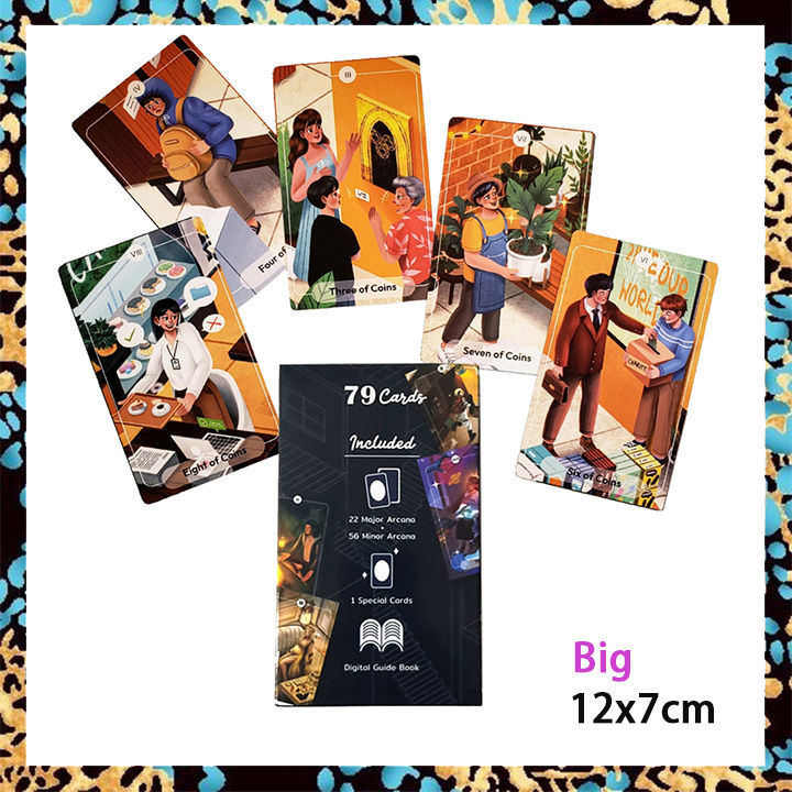 Thẻ bài Tarot 78 Stories | với sách hướng dẫn bằng giấy | cỡ lớn tiêu ...