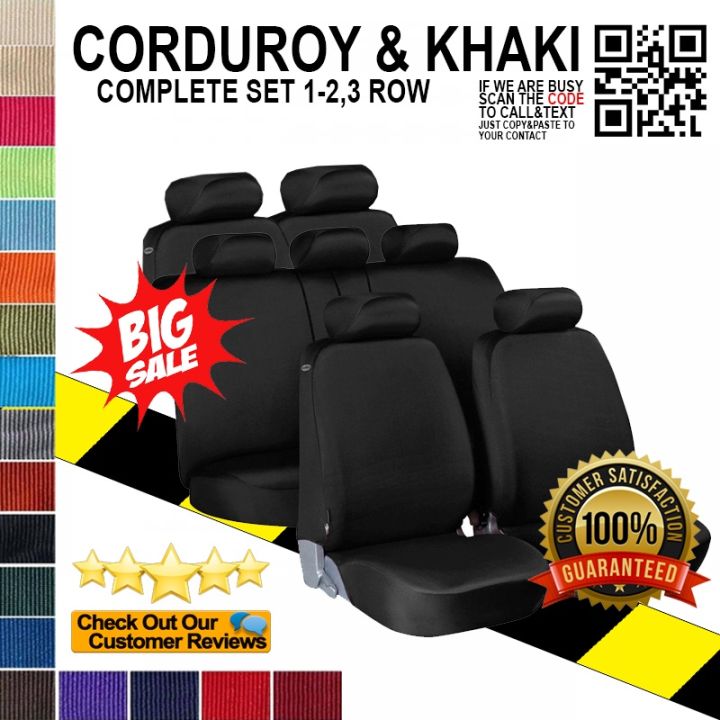 MITSUBISHI MONTERO SPORT 2008 2015 SEAT COVER CORDUROY Lazada PH
