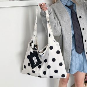 TIMOTHEAM Thời trang Túi đeo chéo chấm bi Tiện lợi Đa năng Túi đeo chéo hai  Thời thượng Phong cách ngầu Túi đeo vai có dây buộc Mùa Xuân