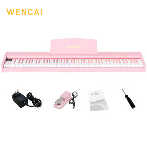 WENCAI Digital Piano 88 Keys Professional Wood Smart Electric Piano With Bluetooth Link Portable Piano Keyboard For Adult/Kids Beginners【1Year Warranty】