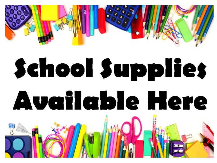 SCHOOL SUPPLIES AVAILABLE HERE LAMINATED SIGNAGE A4 SIZE | Lazada PH