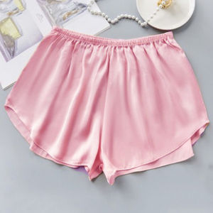 Quần đùi nữ mặc nhà chất lụa satin cao cấp mềm thoáng mát - QA0002