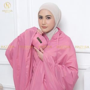 Mukena Traveling Dewasa 2in1 Mini Pouch Parasut Korea