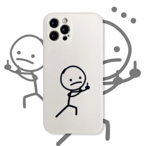 FOX Case Xiaomi Redmi A2 5 Plus 9 9A 9C 10A 10C Note 7 Note 7 Pro Note 8 Note 10 5G Poco M3 Poco M3 Pro 5G Poco X3 Pro NFC Casing TPU Stick Couple Matte - Cream