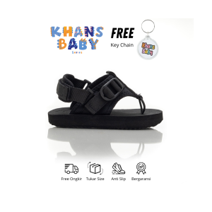KHANS Baby - Sandal Jepit Gunung Anak Bayi - Butch Black