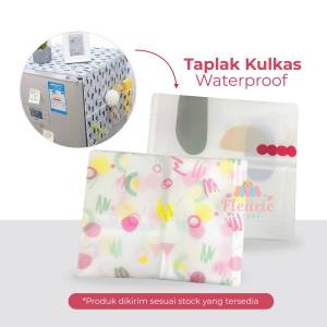 Taplak Kulkas Waterproof - Cover Kulkas / Penutup Lemari Es