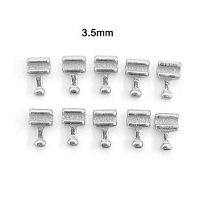 10PCS Orthodontic Sliding Crimpable Hook For Dental Orthodontic Materials 3.5 / 5mm