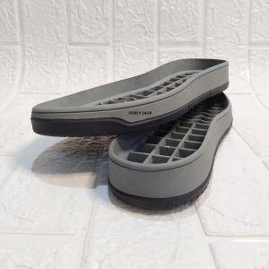 Outsole Sol Sepatu Pria Casual Sneakers Odrey Bahan Karet TPR Warna Abu dan Putih LUBIS