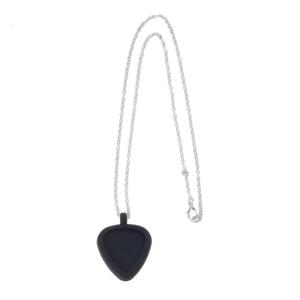 Silicone Guitar Pick Storage Necklace Heart Shape Pendant Picks Holder for Bass Ukulele Players Musician Accessories