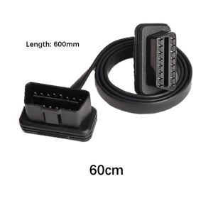 Kabel adaptor OBDII OBD 2 OBD2 Splitter Cable Extension 16 Pin Male To dual Female