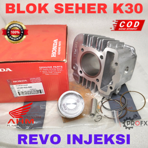 BLOK SEHER K03 HONDA REVO FI INJEKSI KUALITAS ORIGINAL ASLI AHM RING PISTON BELOK