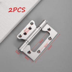 4PCS Stainless Steel Butterfly Shaped Door Hinge with Easy Install Screw Heavy Bearing Door Hinges