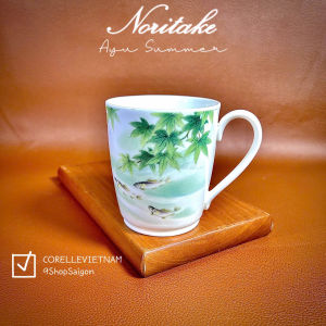NORITAKE 100%New - Ayu Summer - 01 Chiếc Cốc/ Ly Thượng Phẩm 290ml Cá Hương Mùa Hạ