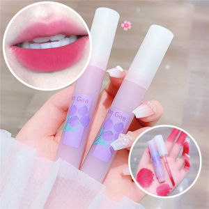 Lipstick Waterproof Longlasting Korean Von Gee 6 Colors Lip Glaze Velvet Mattelipstick Long Lasting Water Proof 24 Hours Nude Lip Gloss Easy To Color Lip Tint Mud