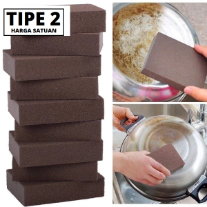 Spons carborundum nano pembersih alat dapur dan toilet