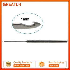 GREATLH Surgical Wire Hook Pulling Hook Plastic Surgical Instrument Pointed Tip Stainless Steel