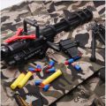 MAINAN NERF PISTOL SENAPAN MINIGUN M134 SOFT BULLET KOKANG MINIATUR SENAPAN MACHINE GUN BRO1221 mainan anak viral. 