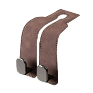 Car Seat Hook 2-in-1 Rear Seat Headrest Hanger Clip Universal Double Hooks Holder Storage Interior Accessories Organizer