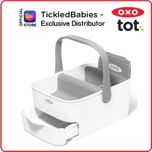 OXO Tot Diaper Caddy with Changing Mat  ( oxotot baby newborn infant tissue diaper pad changing holder organizer )