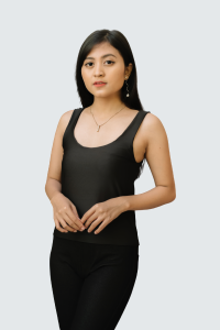 Tank Top Tanktop Wanita Korea Jersey All Size Jumbo Big Size U neck Square Kamisol Spandex Premium