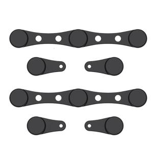 2 Set Air Fryers Silicone Magnetic Buckles for Locking Paper Firmly and Ensuring Safe Cooking with Children Around