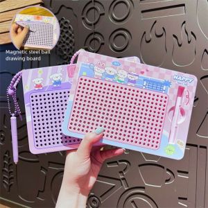 YOUSHI TOP ic Toy Steel Ball Drawing Board Cartoon Puzzle Doodle Board Keychain Cute Sketch Pad Backpack Key Chain for Backpack
