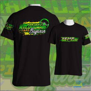 KAOS KEJAR SETORAN Vol.2 (KERJAKU KELUYURAN TAPI BAYARAN) COTTON COMBED 24S (LEBIH TEBAL DARI 30S) ADEM NYAMAN DI PAKAI DAYA SERAP KERINGAT TINGGI