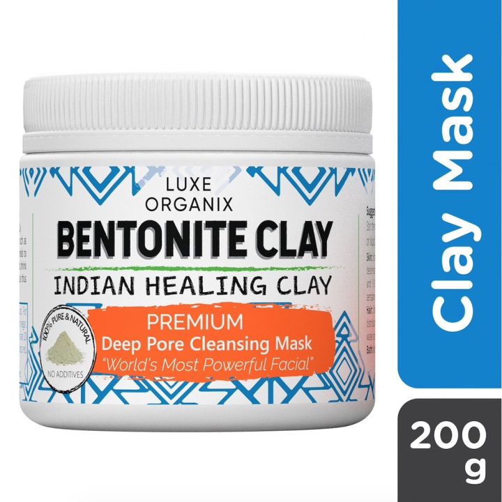 LUXE ORGANIX Bentonite Clay Mask 200g | Lazada PH