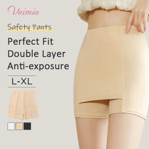 【OFFICIAL】 Double-layered Safety Shorts With Crotch Support To Prevent Exposure Double-layered Plus-size Leggings With Crotch Support To Prevent Exposure Thin Summer Leggings For Outer Wear