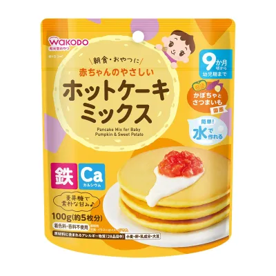 Wakodo WAKODO Pancake Mix for Baby Pumpkin & Sweet Potato