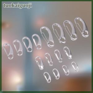 tuokaiguoji 4pcs trứng hình dạng mùa xuân Snap Hooks thép không gỉ đa chức năng đi bộ đường dài cắm trại vành đai Carabiner nhanh chóng phát hành móc