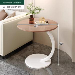 Fashion Tray Top Side Table with Removable Tray Multi-Purpose for Sofa Bedside & Living Room Sofa Side Table with Tray Minimalist Multipurpose Table