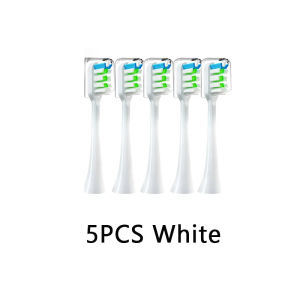 หัวแปรงสำหรับเปลี่ยน Replacement Brush Heads for Xiaomi SOOCAS X3 X5 V1 X3U Soft Bristle 10 Pieces Electric Toothbrush Dupont Bristle Sealed Packed