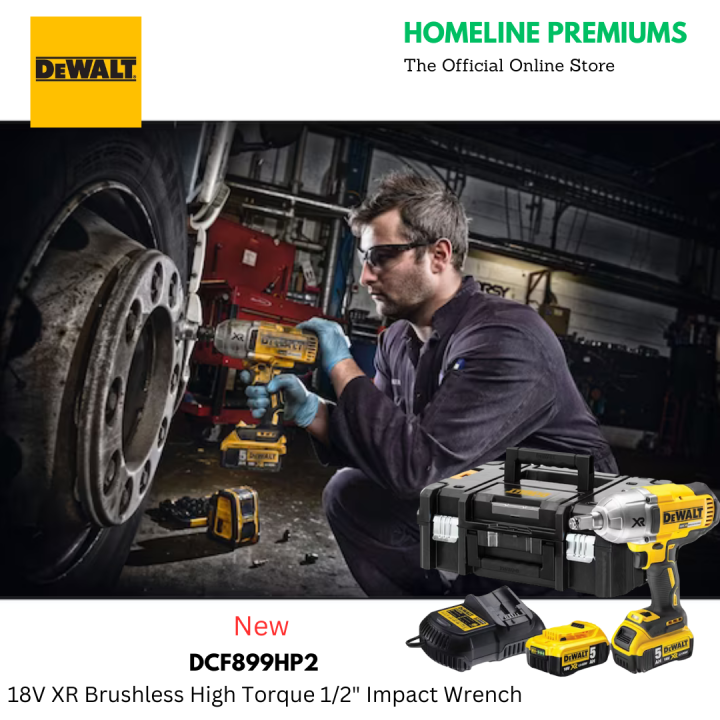 DEWALT DCF899HP2 18V CORDLESS 1/2 BRUSHLESS HIGH TORQUE IMPACT