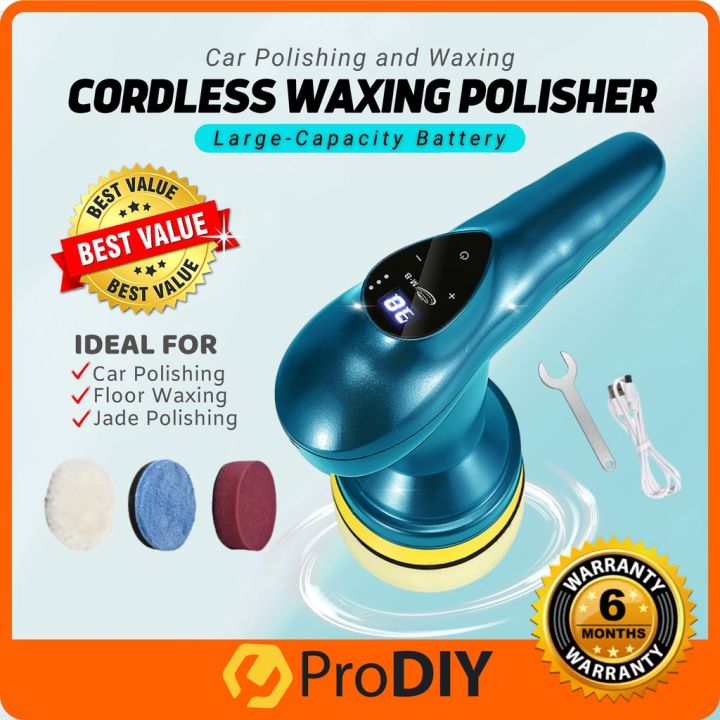 Cordless Waxing Polisher Mesin Polish Kereta Car Polisher Cordless Set