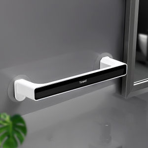 Singapore Ready Stock Self-adhesive Bathroom Towel Bar 3 Sizes Towel Hanger Holder Rack Shelf Shoes Holder Hanging Finishing Towel Rack