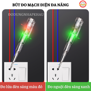 Bút đo nguồn bút thửu điện đa chức năng thế hệ mới- Kèm 3v pin dự phòng