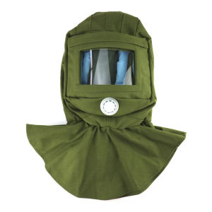 Sand Blasting Hood Mask With Anti Fog Design And Dust Protection For Spraying And Sanding