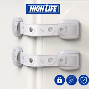 ที่ล็อคกันเด็กเปิดประตู สายรัดตู้ ตัวล็อคลิ้นชัก ตัวล็อคตู้ พร้อมส่ง High Life