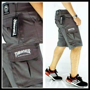 Celana Cargo Pendek Pria Big Size Cargo Kimpol Pinggang Karet Cargo Ukuran Jumbo