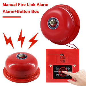 Winnereco High Decibel Fire Warning Siren for Emergency Fire Alarm Metal Control System Suitable for Indoor Use