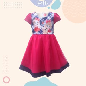 Two Mix Baju Anak Anak Perempuan Fashion Nonik Cantik Usia 1-12 Tahun 4229
