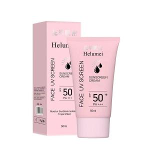 Helumei Kem Chống Nắng Làm Trắng Da Phục Hồi Da Sảng Khoái Cao Lần Dưỡng Ẩm SPF50 + Kem Bảo Vệ 50ML