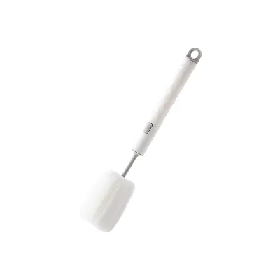 Soft Sponge Brush Cup for Cleaning Bottles for Infants and toddlers with Long Handle